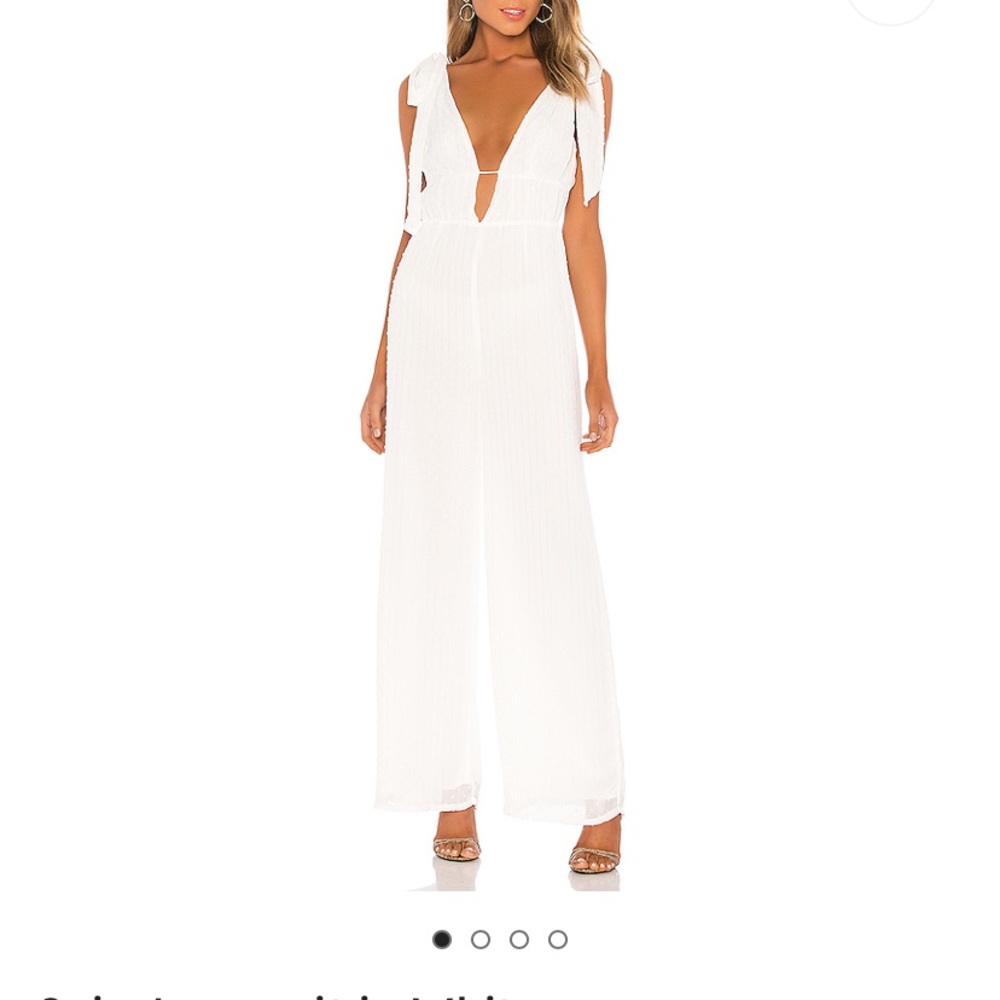 Revolve White Jumpsuit Lovers and Friends